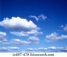 Clouds in blue sky