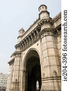 Colonial archway in mumbai