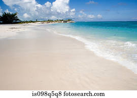 praia, turcos, &, caicos, Islands.