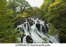 Waterfall, North Wales, UK