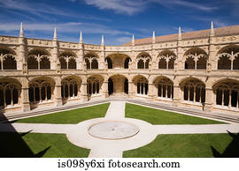 jeronimos, mosteiro, lisboa, portugal