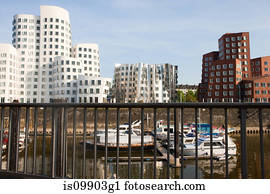 mídia, porto, dusseldorf, alemanha