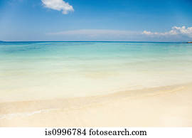 Peaceful scene at Mira Beach, Perhentian Kecil, Malaysia