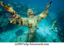 Christ of the Abyss statue