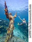 Christ of the Abyss statue