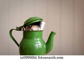 Money in a teapot Money in a teapot