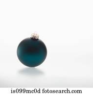 Single blue bauble