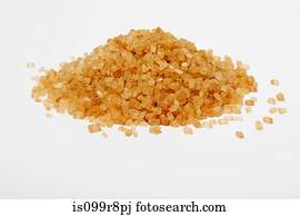 Brown sugar crystals