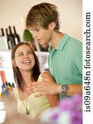 קשר, קניות, ב, מכולת