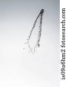 Water splashing in air