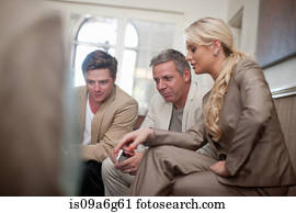 Casual business meeting