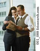 pessoas negócio, leitura