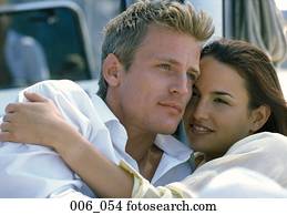 par, ligado, sailing barco