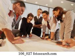 Business people in office