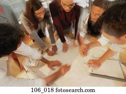 Business people in office