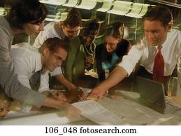 Business people in office