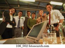 Business people in office