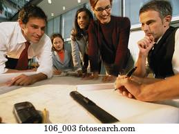 Business people in office