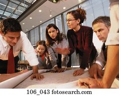 Business people in office