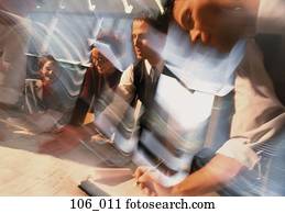 Business people in office