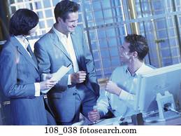 Business people in office