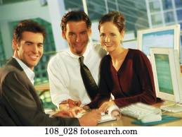 pessoas, escritório