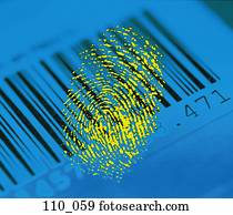 eletrônico, impressão digital