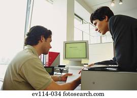 Business people in office