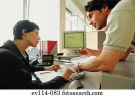 Business people in office