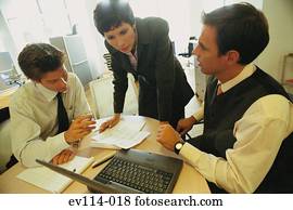 pessoas, escritório