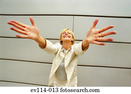 Woman laughing Woman laughing