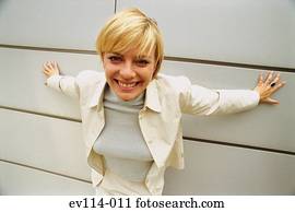 Woman laughing Woman laughing