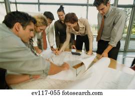 Business people in office