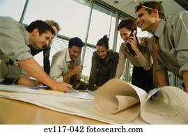 Business people in office