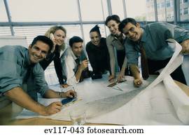 Business people in office