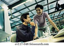 pessoas, escritório