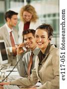 pessoas, escritório