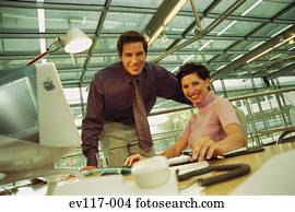 pessoas, escritório