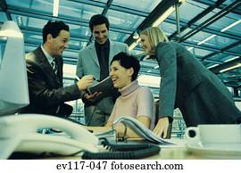 pessoas, escritório