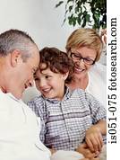 Grandparents with grandson Grandparents with grandson