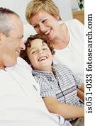 Grandparents with grandson Grandparents with grandson