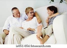 Grandparents with grandson Grandparents with grandson