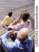 Father, son and grandad Father, son and grandad