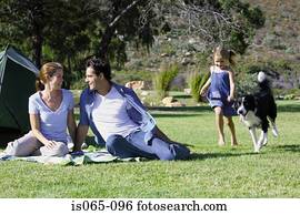 acampamento familiar