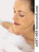 Woman in bath