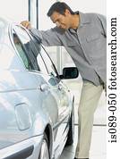 homem, escolher, um, car