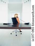 executiva, ligado, telefone