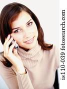 Woman with cellphone