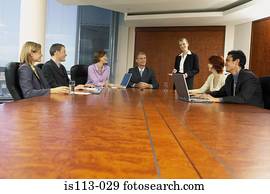 Businesspeople in boardroom Businesspeople in boardroom