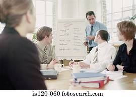 Businesspeople in office